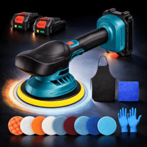 AKU excentrická leštička – kompletní sada pro auto i domácnost