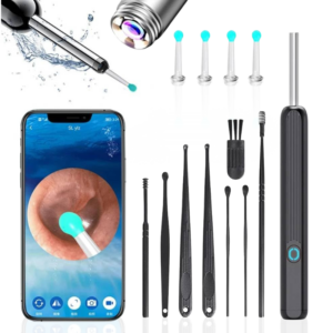 Chytrý čistič uší s HD kamerou + příslušenství