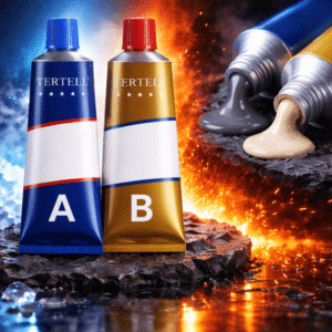 Extra silná opravná hmota na kov – dvousložkové lepidlo AB